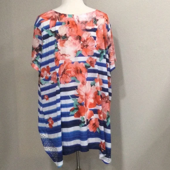 Time and Tru Colorful Women's Top Size 3X (24W-26W) - Picture 6 of 12
